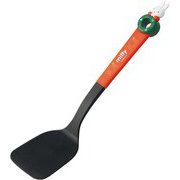 KWT1 [ターナー フライ返し ミッフィー 21 穴あき マスコット付き ナイロン 全長33.5×幅8.5×高さ4cm]