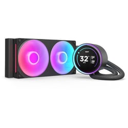 円形液晶ディスプレイ搭載 240mm水冷CPUクーラー KRAKEN Elite RGB （2024） RGBブラック RL-KR24E-B2