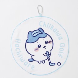 2409-CKG022SAX00 [ちいかわGOLF サークルタオル ハチワレ サックス]