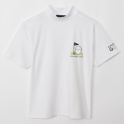2409-CKG037WH04 [ちいかわGOLF モックネックTシャツ ちいかわグリーン ホワイト L]