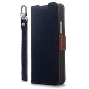 CR_R12CSPLNA_ID [Redmi 12 5G 対応 ケース 手帳型 カード 収納 スマホ ストラップ スタンド 機能 付 スマホケース PU レザー デニム カバー NU インディゴ]