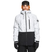 MISSION PRINTED BLOCK JK EQYTJ03478 WDW1 Mサイズ [スノーボード ウェア ジャケット メンズ]