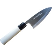 研常 出刃包丁 13.5cm 黒プラスチック柄 212002