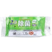 清潔習慣 除菌ウエットティシュ ノンアルコールタイプ お出かけ用 22枚入×2個パック