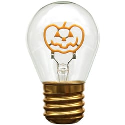 電球型イルミネーション ファニーネオンバルブ かぼちゃ JTNBULB-JOL