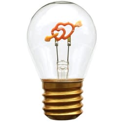電球型イルミネーション ファニーネオンバルブ やとハート JTNBULB-AHT