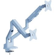 モニターアーム デュアル 耐荷重9kg 17-32インチ対応 PSW1DBL-O