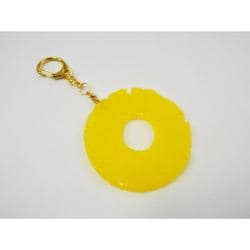 食品サンプル キーホルダー 缶パイン