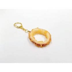 食品サンプル キーホルダー イカリング揚げ