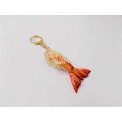 食品サンプル キーホルダー エビ天・しっぽ