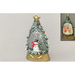 CB44974SN [スノーグローブツリーライトスタンド スノーマン 15.3×8.5×4.8cm]