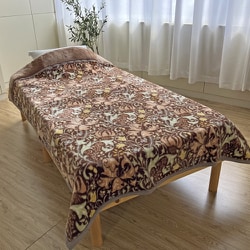 V＆A アクリル毛布（毛羽部分）S 140×200cm ブラウン 283054124500
