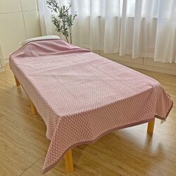 岩盤浴 ニューマイヤー毛布D ピンク 330372044100