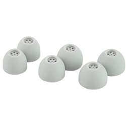 シリコンイヤーピース S/M/Lサイズ 各1ペア グレー Flex Ear Tips-Grey