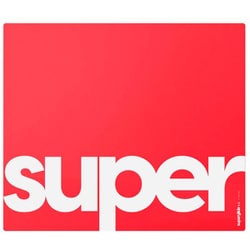 ゲーミングガラスマウスパッド 1.5mm Superglide Pad V2 XL Red-1.5T SGPXLR2
