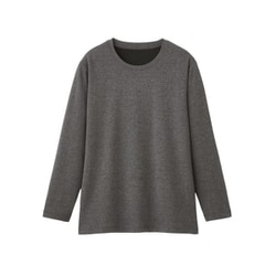 リカバリーケア レディース上下セット（長袖シャツ1枚・ロングパンツ1枚）杢グレー M