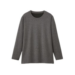リカバリーケア レディース上下セット（長袖シャツ1枚・ロングパンツ1枚）杢グレー L