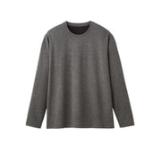 リカバリーケア メンズ上下セット(長袖シャツ1枚・ロングパンツ1枚)杢グレー LL