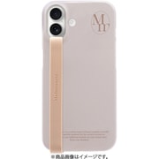 MDM27375i16 [iPhone 16用 フィンガーバンド付き ハードケース ソフトベージュ]