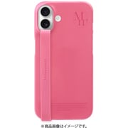 MDM27377i16 [iPhone 16用 フィンガーバンド付き ハードケース ピンクレモネード]