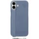 MDM27379i16 [iPhone 16用 フィンガーバンド付き ハードケース トワイライトブルー]