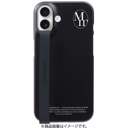 MDM27381i16 [iPhone 16用 フィンガーバンド付き ハードケース ブラック]