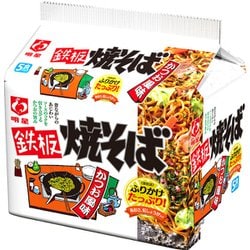 明星 鉄板焼そば かつお風味 5食パック