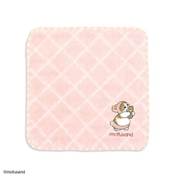 モフサンド MSスパークルクロス 25cm×25cm ピンク タオルハンカチ 43-0110080