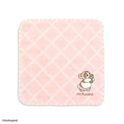 43-0110080 [モフサンド MSスパークルクロス 25cm×25cm ピンク タオルハンカチ]