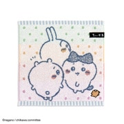 41-1160080 [ちいかわ ともだち 25cm×25cm ブルー タオルハンカチ]