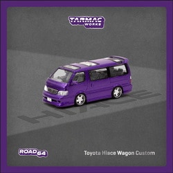 T64R-078-PU 1/64 Toyota Hiace Wagon Custom Purple [ダイキャストミニカー]