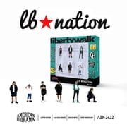 AD-2422 1/64 フィギュア LB Nation 6個セット [コレクションミニカー用アクセサリー]