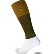 バイカラーカーフサポーター 02-048-068 68 カーキ×タン Mサイズ(長さ：30cm ふくらはぎ周囲：28-34cm) [カーフゲイター]