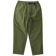 ルーズテーパードパンツ ユニセックス ロングパンツ OLIVE XLサイズ G103-OGT