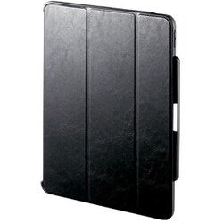 iPad Air 13インチ （M2/2024）用 ケース カバー タッチペン収納 オートスリープ/ウェイク対応 スタンド機能付き 本体画面保護 ブラック PDA-IPAD2114BK
