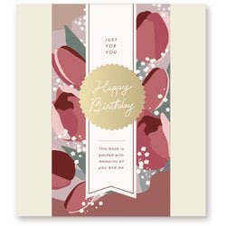 GIFT WRAPPING ALBUM（L） Tulip GWAL-09