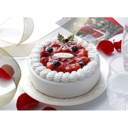 【Xmas限定】「銀座千疋屋」 ベリーのレアチーズケーキ 直径約15cm [ご注文期間は2024年12月6日（金）まで]