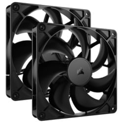 RS140 140mm PWM Fans Dual Pack ハイエアフロータイプ PCケースファンデュアルパック ブラック CO-9050191-WW