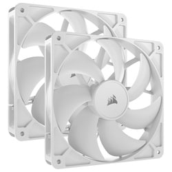 RS140 140mm PWM Fans Dual Pack White ハイエアフロータイプ PCケースファン デュアルパック ホワイト CO-9050195-WW