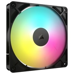 RS140 ARGB 140mm PWM Fan RGB LED搭載 ハイエアフロータイプ PCケースファン シングルパック ブラック CO-9050182-WW