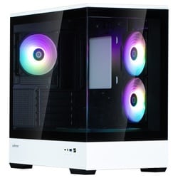Micro-ATX ミニタワー型PCケース ブラック×ホワイト P30 BW