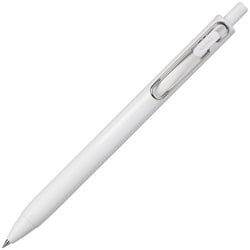 ゲルインクボールペン uni-ball one（ユニボールワン） クリエイティブカラー 0.5mm インク色：白 本体色：オフホワイト UMNSC05.1