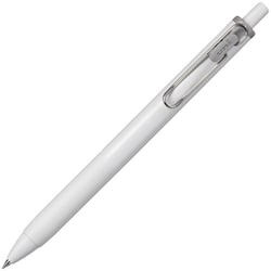 ゲルインクボールペン uni-ball one（ユニボールワン） クリエイティブカラー 0.5mm インク色：銀 本体色：オフホワイト UMNSC05.26