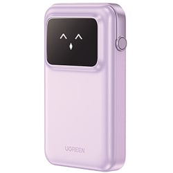 Unoシリーズ 10000mAh ケーブル内蔵型モバイルバッテリー ゆめいろ（薄紫） 35604B UGR-BY-000011