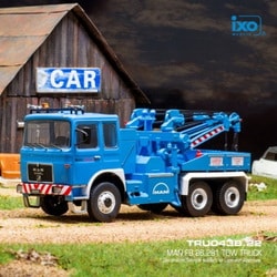 TRU043B 1/43 MAN F8 レッカー車 ブルー [ダイキャストミニカー]