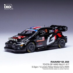 イクソ 1/43 トヨタ GR ヤリス Rally1 2024 モンテカルロラリー