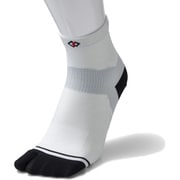 DBZAA4514 [Run-Aid Socks ライトグレー 足袋 L]