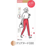 満足 美しく心地いい 伝線しにくい ノンラン設計 ストッキング ひざ下丈 クリアヌード 22-25cm 1足入り 340-1101