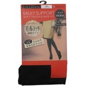 ミルキーサポート 毛玉になりにくい 毛布タッチ(極暖タイプ) タイツ ブラック L-LL 1足入り 966-3031