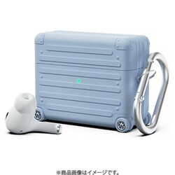シリコン製キャリーケース for AirPods Pro（Pro 2/第1世代） スカイブルー MA27414APP